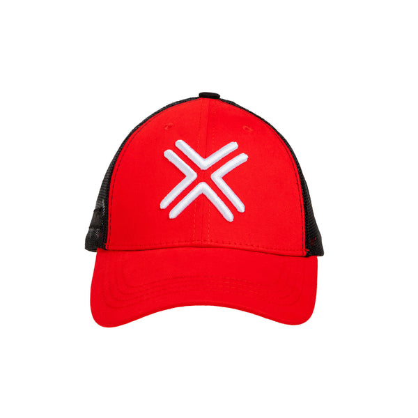 PAYNTR Adult Trucker Cap - Red/Black